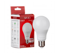 LED лампа 18Вт Sivio нейтральная белая E27 A65 4100K
