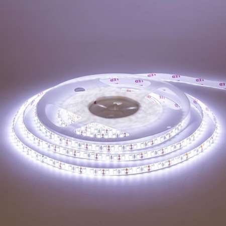 LED лента 12В Motoko белая нейтральная smd 3528 120led/м IP20, 1м