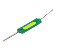 LED модуль 24В зеленый 1led COB 2Вт IP65