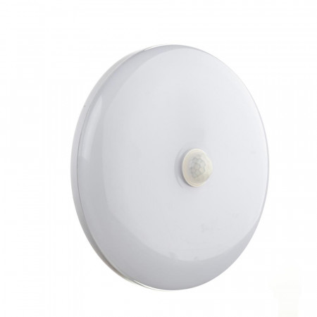 Светодиодный led светильник с датчиком Sensor 24Вт круг 5000К IP40