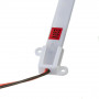 LED линейка 220В 2в1 IP44 матовая 100см