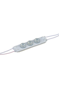 LED модуль инжекторный 12В белый холодный 3led smd3030 1.6Вт IP65
