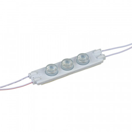 LED модуль инжекторный 12В белый холодный 3led smd3030 1.6Вт IP65