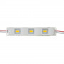 Модуль МТК 12V белый тёплый 3led smd5730 1Вт IP65