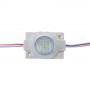 LED модуль инжекторный 12В белый теплый 1led smd3030 1.5Вт IP65