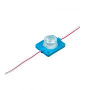 LED модуль инжекторный 12В синий 1led smd3030 1.5Вт IP65