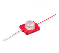 LED модуль инжекторный 12В красный 1led smd3030 1.5Вт IP65