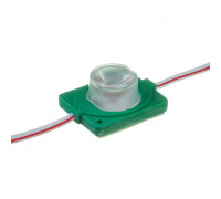 LED модуль инжекторный 12В зеленый 1led smd3030 1.5Вт IP65