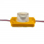 LED модуль инжекторный 12В желтый 1led smd3030 1.5Вт IP65