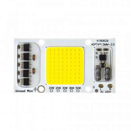 Led матрица 50W 6000K СОВ + IC драйвер