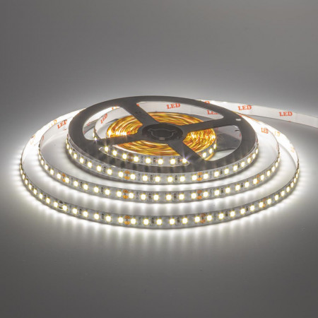 Led лента AVT 24В белая теплая smd2835 126LED/m IP20, 1м
