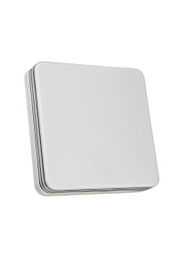 Светодиодный светильник 24 Вт накладной квадратный 5000К IP40 Silver